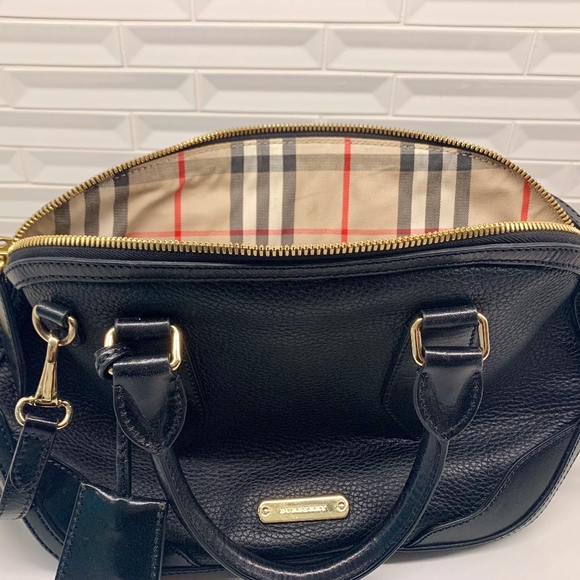 Burberry Leather Satchel - Picture 1 of 3